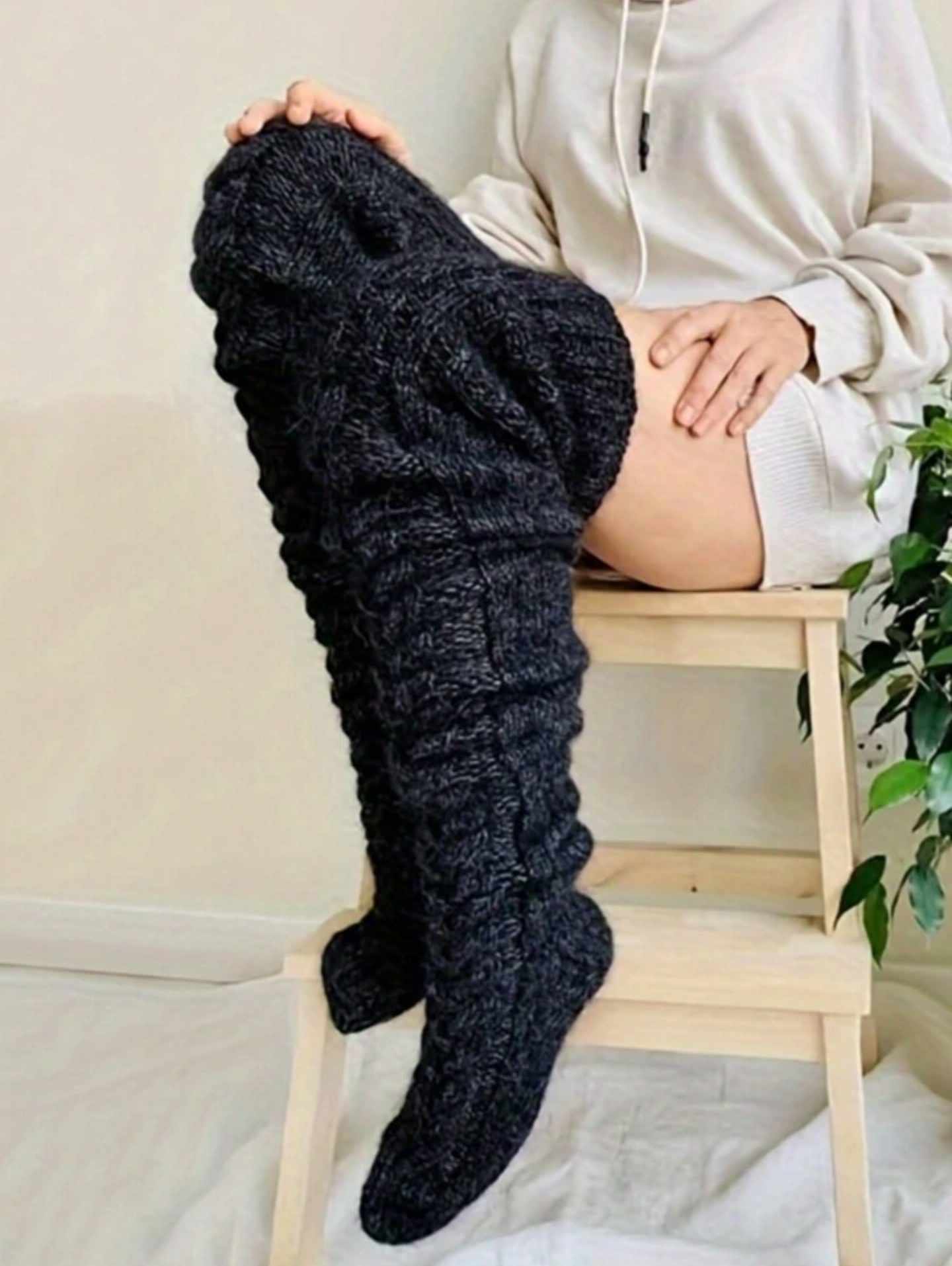 Leg Snuggy Cozy Tube Socks