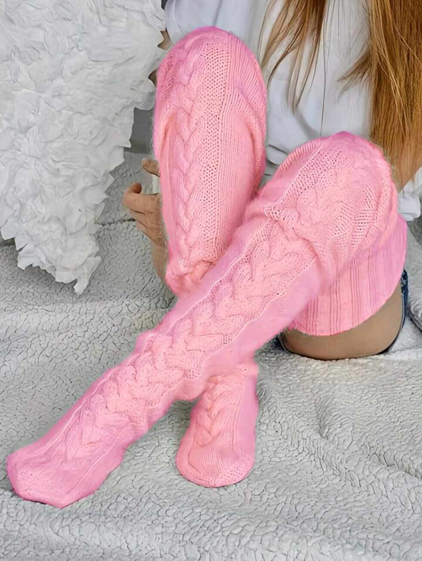 Leg Snuggy Cozy Tube Socks