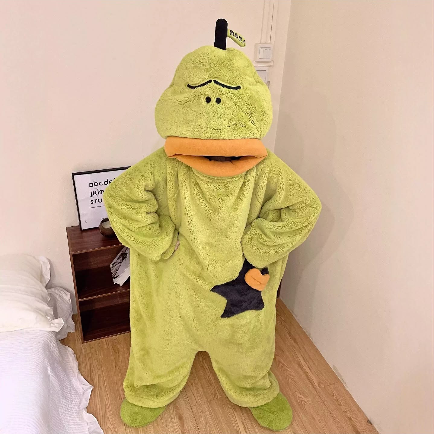 Sleepy Pear Onesie / Angry Apple Onesie