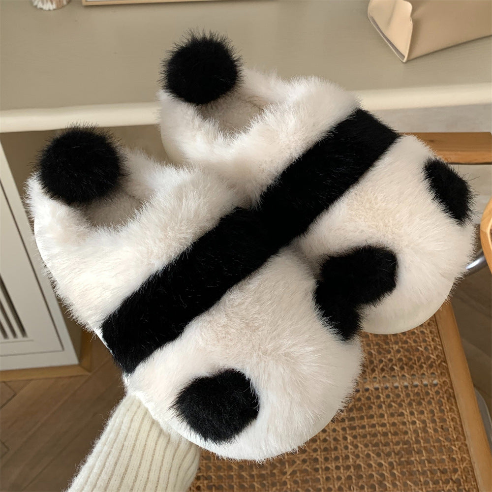 Panda Style Slippers