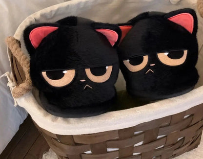 Grumpy Paws Cat Slippers