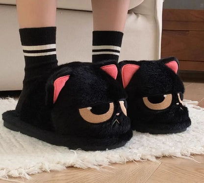 Grumpy Paws Cat Slippers