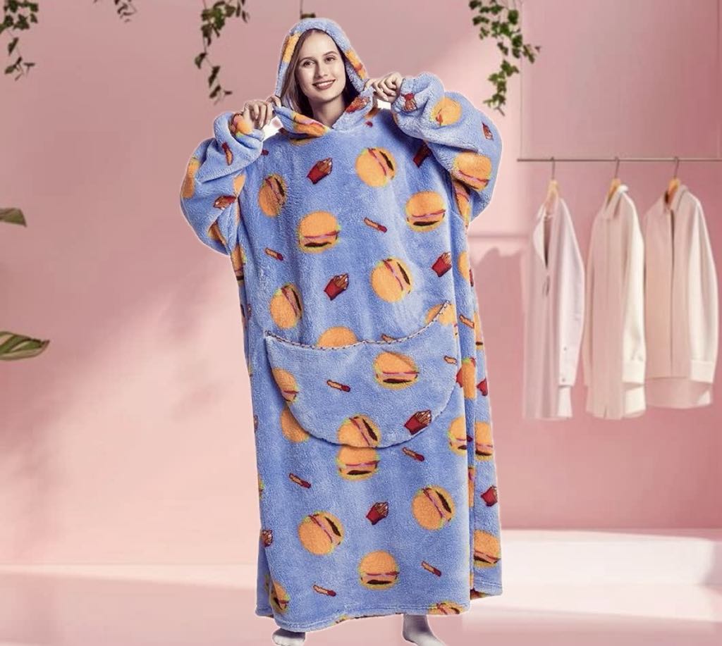 Luvvybug Wearable Plush Blanket Hoodie