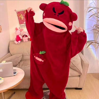 Sleepy Pear Onesie / Angry Apple Onesie