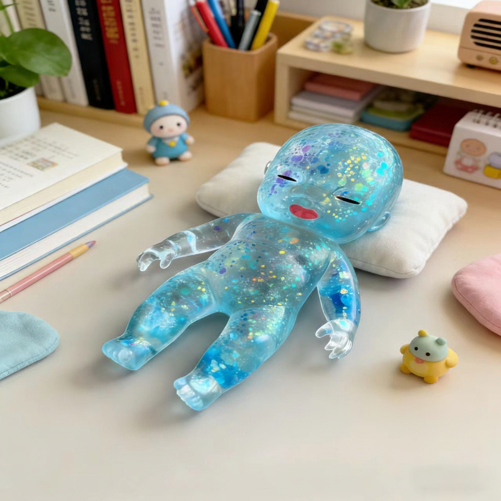 Blue UglyDoll Squishy without text