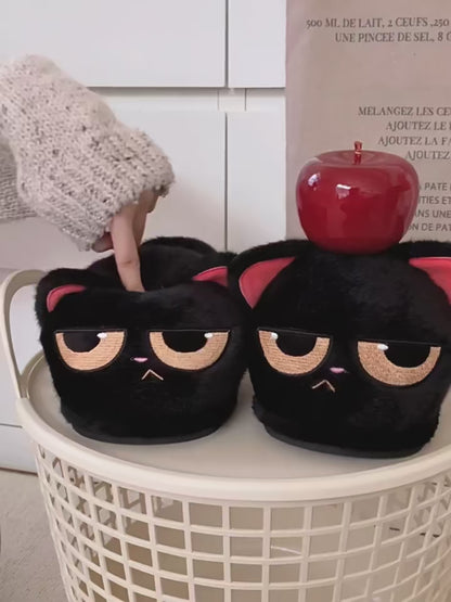 Grumpy Paws Cat Slippers